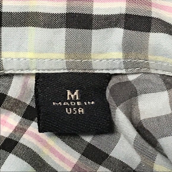 Authentic Burberry Short Sleeve Button Down Shirt - Picture 8 of 8